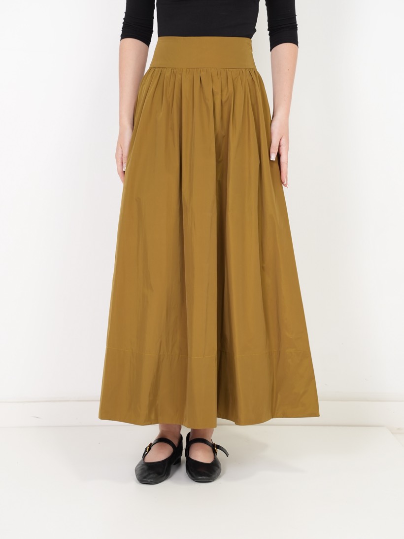 Full maxi in ochre