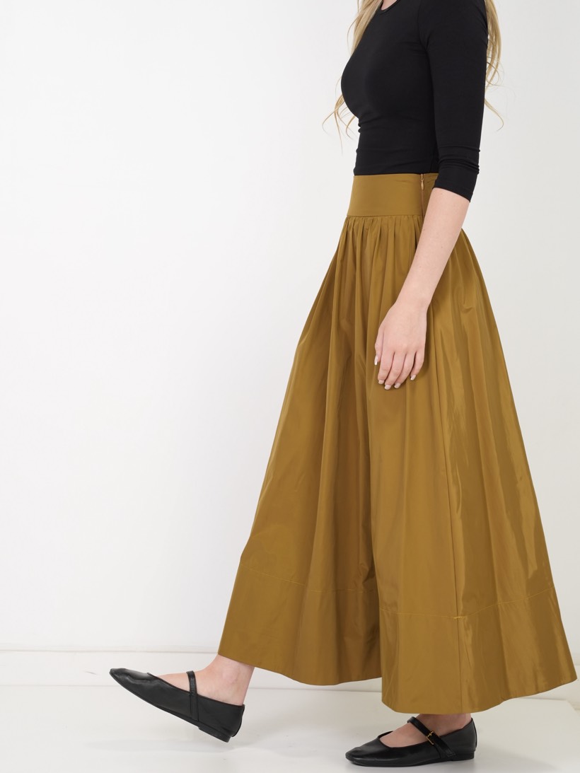 Full maxi in ochre