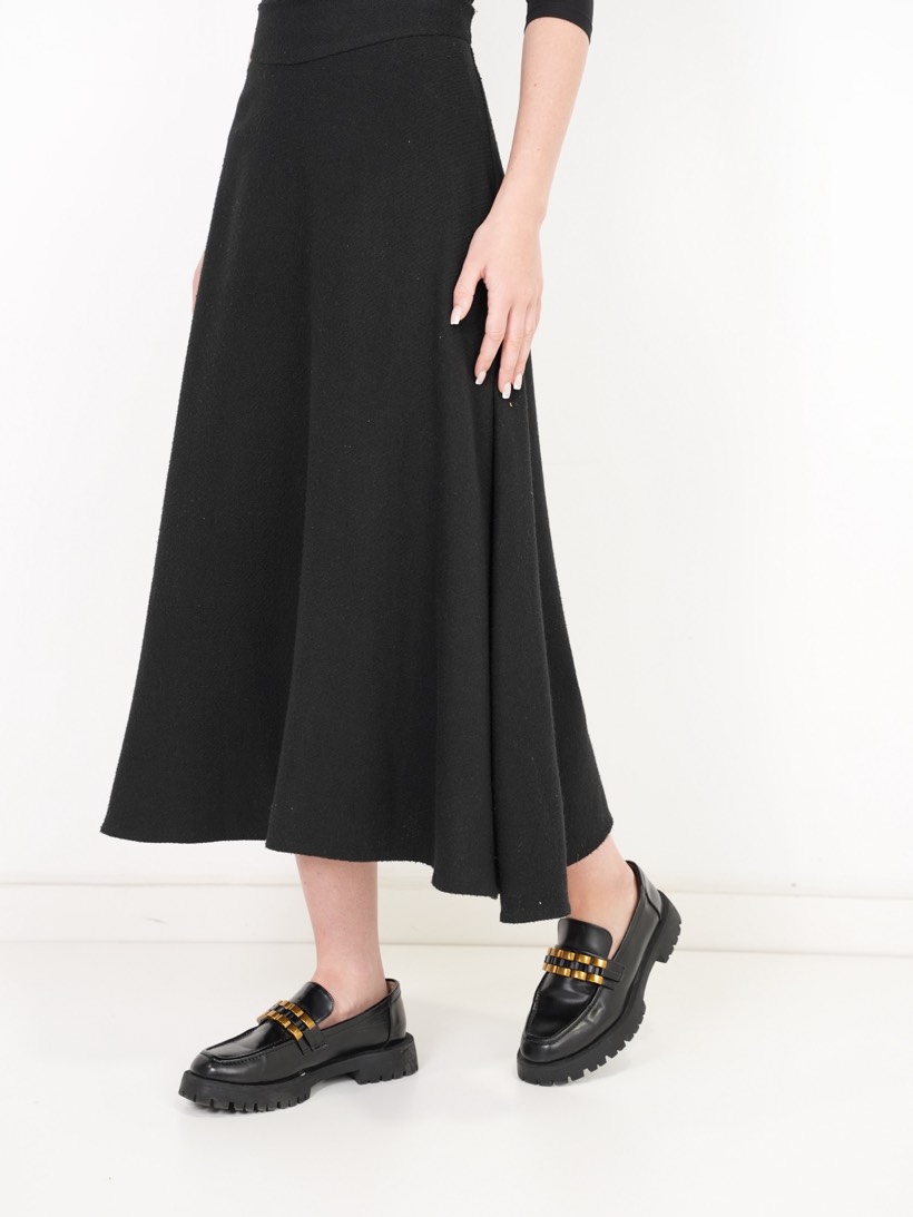 Circle maxi in black