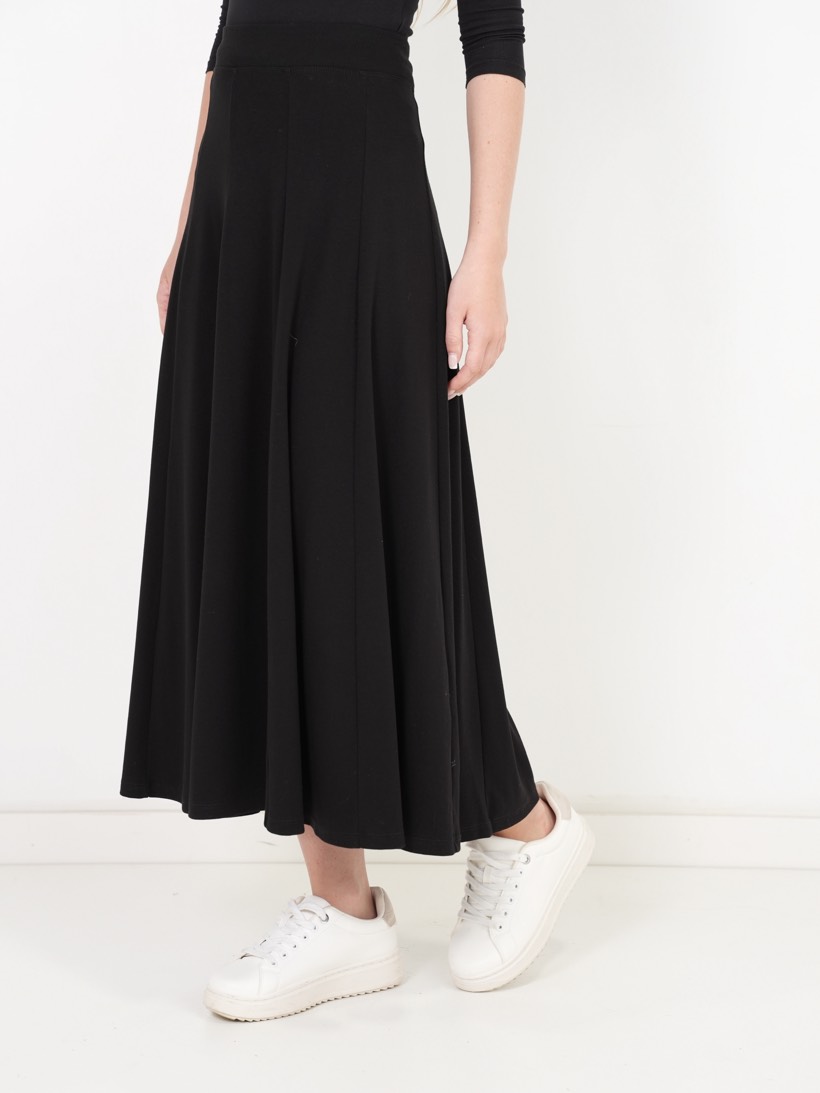 Circle maxi in black